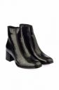Trendyol Black Snake Patterned Women's Boots & Bootie galéria