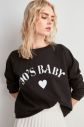 Trendyol Black Printed Knitted Sweatshirt galéria