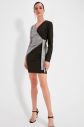 Trendyol Black Sequin BlockEd Dress galéria