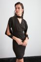 Trendyol Oil Choker Collar Dress galéria