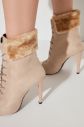 Trendyol Beige Suede Women's Boots galéria