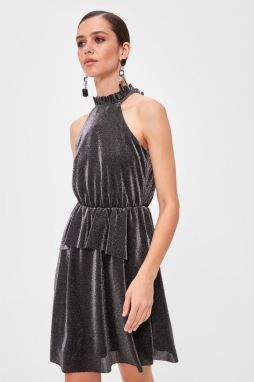 Trendyol Anthracite Collar Detailed Dress