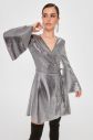 Trendyol Silver Glossy Anvelop Dress galéria