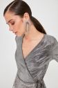 Trendyol Silver Glossy Anvelop Dress galéria