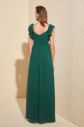 Trendyol Burgundy Shoulder Detailed Evening Dress & Graduation Dress galéria