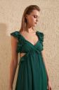 Trendyol Burgundy Shoulder Detailed Evening Dress & Graduation Dress galéria