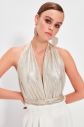 Trendyol Golden Corset Detailed Blouse galéria