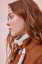 Trendyol Camel in Furry Suede Coat galéria