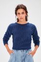 Trendyol Indigo Braided Knitwear Sweater galéria