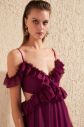 Trendyol Myrrh Frill Detailed Evening Dress & Graduation Dress galéria