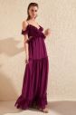 Trendyol Myrrh Frill Detailed Evening Dress & Graduation Dress galéria