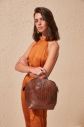 Trendyol Taba Buckle Detailed Kroko Women's Shoulder Bag galéria