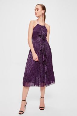 Trendyol Purple Glow-In-Detailed Dress