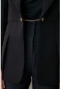 Trendyol Black Metal ButtonEd Pliers Detailed Blazer Jacket galéria