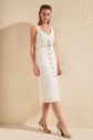 Trendyol Ekru Belt Detailed Dress galéria