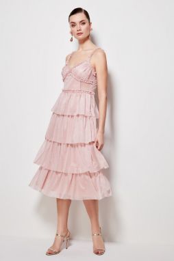 Trendyol Powder Frill Detailed Dress