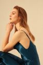 Trendyol Oil Belted Satin Dress galéria