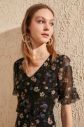 Trendyol Multi-Color Floral Patterned Volaned Knitting Dress galéria