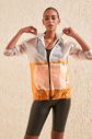 Trendyol White Color Block Zipper Sports Raincoat galéria