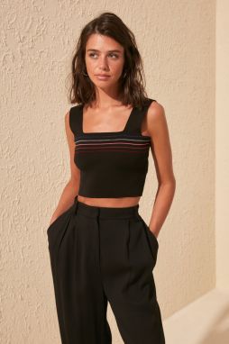 Dámsky crop top Trendyol Striped