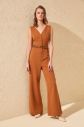 Trendyol Camel Collar Detailed Jumpsuit galéria