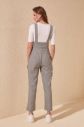Trendyol Ekru Goose Foot Patterned Jumpsuit galéria