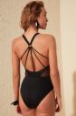 Trendyol Black Tulle and Back Detailed Swimsuit galéria