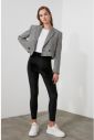 Trendyol Black Wick Velvet Knitted Tights galéria