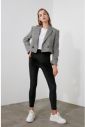 Trendyol Black Wick Velvet Knitted Tights galéria