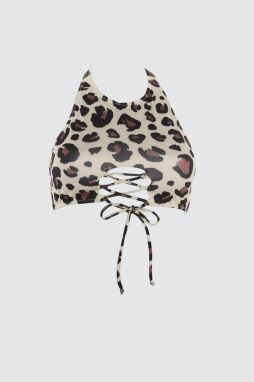 Bikiny vrchný diel Trendyol Leopard Print