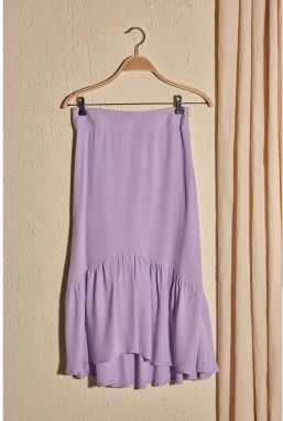 Trendyol Lila Button Detailed Skirt
