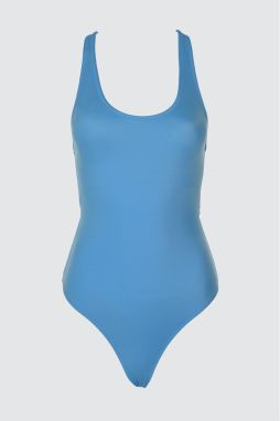 Trendyol Blue Swimmer Cut Out Detailed Swimsuit