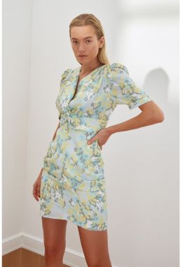 Trendyol Multicolored Patterned Chest Detailing Dress