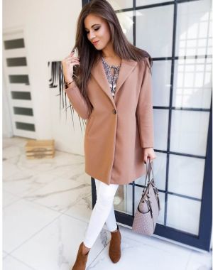 Women's coat VERSO camel NY0372