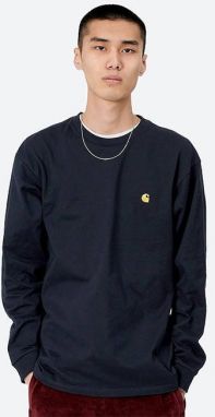 Carhartt WIP Longsleeve Chase T-Shirt I026392 DARK NAVY/GOLD