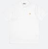 Carhartt WIP S/S Chase Pique Polo I023807 WHITE/GOLD galéria