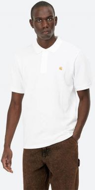 Carhartt WIP S/S Chase Pique Polo I023807 WHITE/GOLD