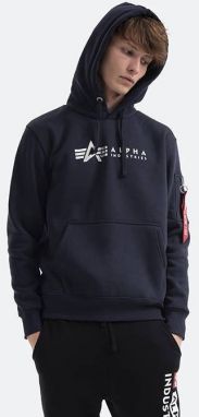 Alpha Industries Label Hoody Foil Print 118331FP 07