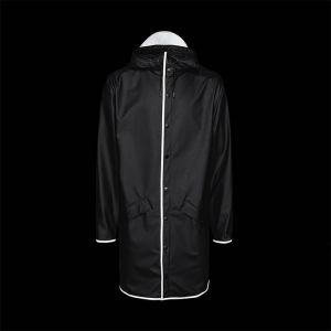 Rains Long Jacket 1202 BLACK REFLECTIVE galéria