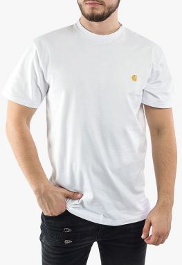 Carhartt WIP Chase I026391 WHITE/GOLD