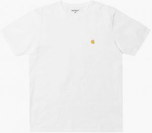 Carhartt WIP Chase I026391 WHITE/GOLD galéria