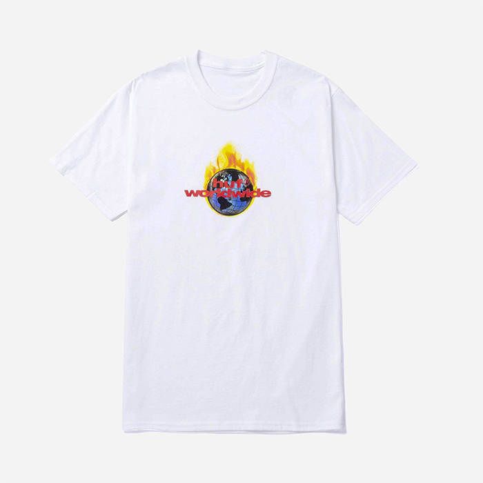 HUF Global Warning T-shirt TS01520 WHITE