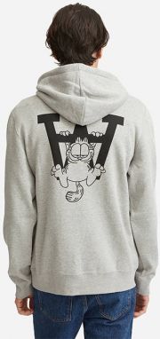 Wood Wood x Garfield Ian Hoodie Hanging 30045601-2424 GREY MELANGE galéria