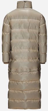 Rains Extra Long Puffer Coat 1536 VELVET TAUPE galéria