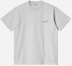 Carhartt WIP S/S American Script T-Shirt I029956 ASH HEATHER