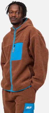 HUF Fort Point Sherpa Jacken JK00326 DUST BROWN