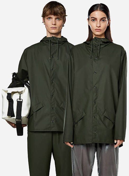 Rains Jacket 12010 GREEN