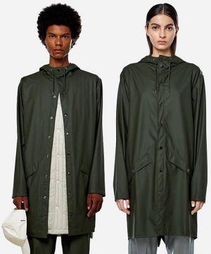 Rains Long Jacket 12020 GREEN