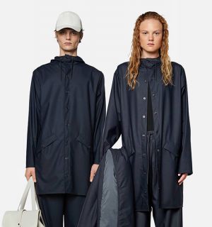 Rains Long Jacket 12020 NAVY