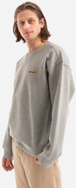 Carhartt WIP American Script Sweat I025475 GREY HEATHER